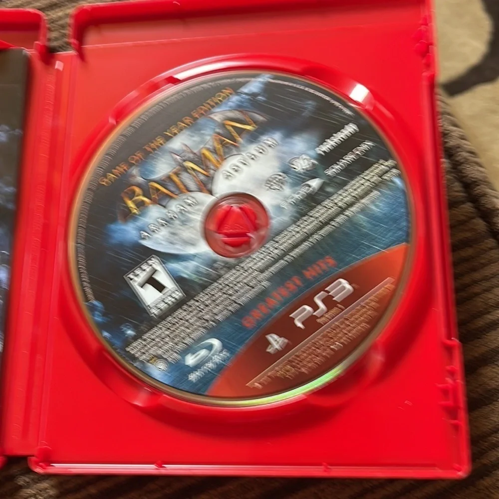 Blue ray disc ps3 play station network Batman 3d